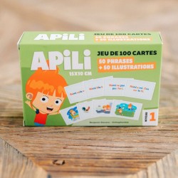 Pack 4 Jeux de 120 cartes Apili